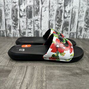 Nike Victori One Women Size 11 CN9676-102 Floral Casual Slide